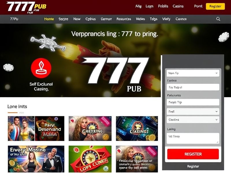 Join the thrill at 777 Pub Casino and enjoy exclusive bonuses, VIP rewards, and over 1000+ real money games. Register, login, and claim your welcome offer today!